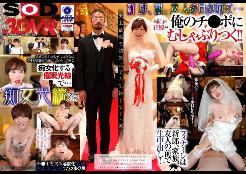 【VR】痴女光線VR～史上最悪の結婚式～ 俺をゴミとしか見ていなかったリア充女が、催●でチ●ポをゴミの様に扱うドS女に豹変！ 里美ゆりあ（13dsvr00860）レビュー｜評価と感想